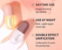 2 Stuks DAG En Nacht Lip Plumpers | Natuurlijke Lip Plumpers | 50% Vollere Lippen In 2 Min | Lip Filler | Lipgloss | Lip Maximizer | Cadeautip | In Een Schattige Cadeauverpakking! -Mode Cosmetica Winkel 1200x972