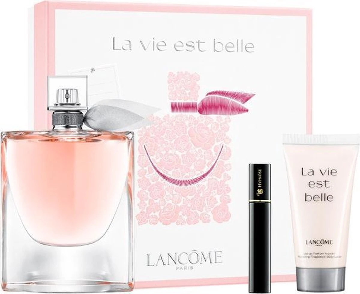 Lancome - La Vie Est Belle SET EDP 100 Ml + Body Lotion 50 Ml + Mascara 2 Ml - 100mlML 2 Lancome - La Vie Est Belle SET EDP 100 Ml + Body Lotion 50 Ml + Mascara 2 Ml - 100mlML - Afbeelding 2