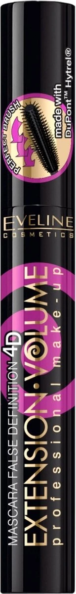 Eveline Cosmetics Extension Volume 4D Extreme Volume & Verdeling Mascara