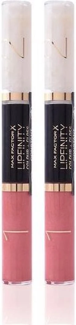 Max Factor Lipfinity Colour & Gloss Lipgloss - 570 Gleaming Coral -Mode Cosmetica Winkel 281x1200
