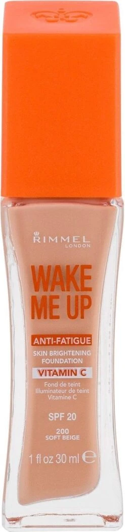 Rimmel London Rimmel - Wake Me Up Foundation - Soft Beige - Beige -Mode Cosmetica Winkel 282x1200