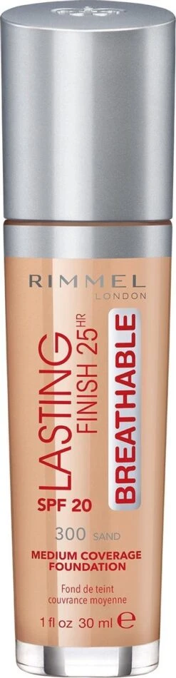 Rimmel London Lasting Finish Breathable Foundation - Sand - Beige -Mode Cosmetica Winkel 312x1200 3