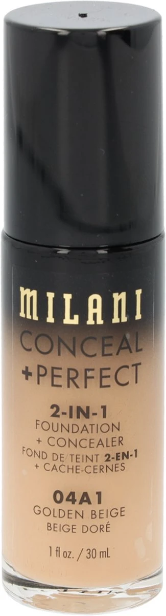 Milani Conceal + Perfect 2-in-1 Foundation + Concealer - Golden Beige 3 Milani Conceal + Perfect 2-in-1 Foundation + Concealer - Golden Beige - Afbeelding 3