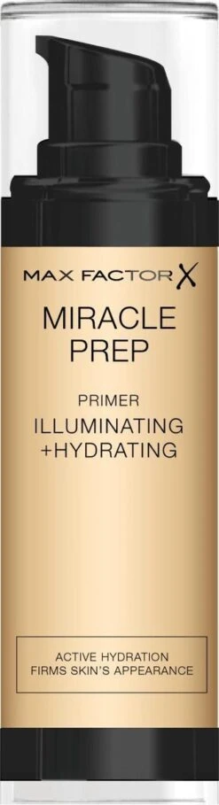 Max Factor Miracle Prep Primer Illuminating & Hydrating - 000 Transparant - 30 Ml