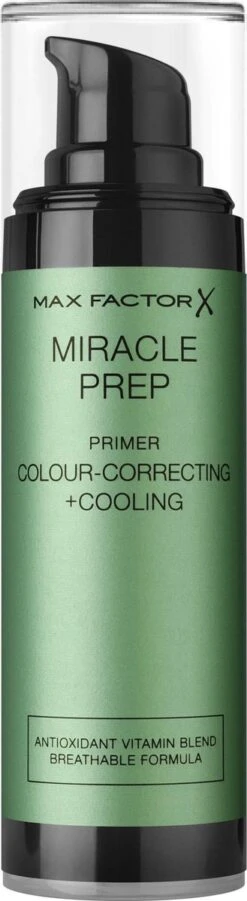 Max Factor - Miracle Prep Colour Correcting & Cooling Primer 30 Ml 12 Max Factor - Miracle Prep Colour Correcting & Cooling Primer 30 Ml -Mode Cosmetica Winkel 329x1200