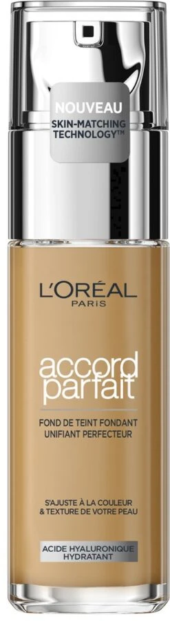 L’Oréal Paris - Accord Parfait Foundation - 6N - Natuurlijk Dekkende Foundation Met Hyaluronzuur En SPF 16 - 30 Ml -Mode Cosmetica Winkel 330x1200 1