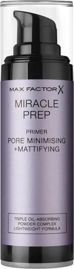 Max Factor Miracle Prep Primer Pore Minimising & Mattifying - 30 Ml -Mode Cosmetica Winkel 330x1200