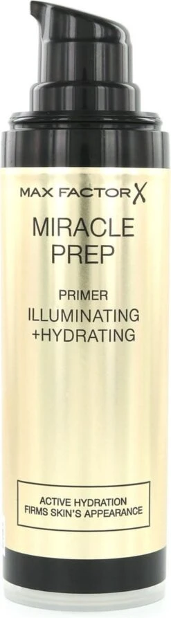 Max Factor Miracle Prep Primer Illuminating & Hydrating - 000 Transparant - 30 Ml -Mode Cosmetica Winkel 332x1200 2