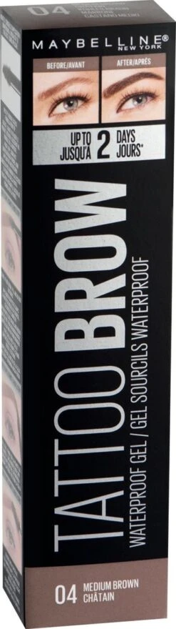 Maybelline Tattoo Brow Waterproof Wenkbrauwgel - 04 Medium Brown -Mode Cosmetica Winkel 337x1200 3