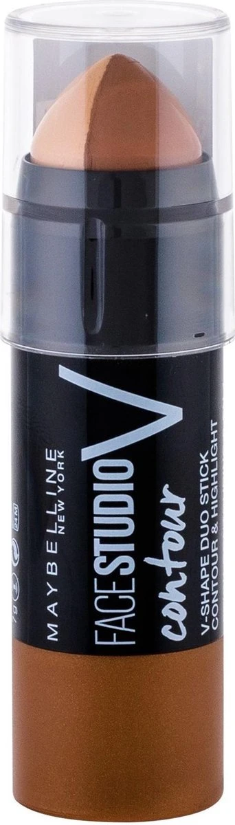 Maybelline Master Contour V-Shape Duo Stick - Medium - Contouring 2 Maybelline Master Contour V-Shape Duo Stick - Medium - Contouring - Afbeelding 2