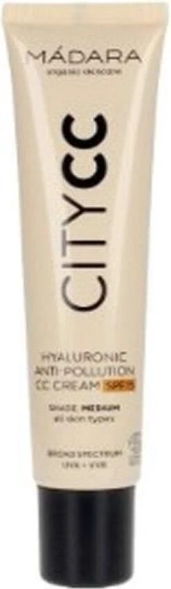 MÁDARA Anti-Pollution CC Cream SPF15 Medium Beige 40ml - Hyaluronzuur -UVA/UVB -Mode Cosmetica Winkel 349x1200 2