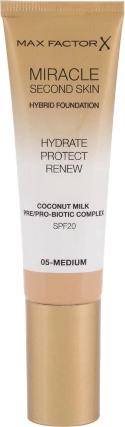 Max Factor Miracle Second Skin Foundation - 05 Medium -Mode Cosmetica Winkel 352x1200 2