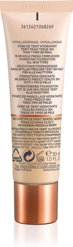 Vichy Minéralblend Foundation - 03 Gymsum - 30 Ml -Mode Cosmetica Winkel 355x1200 6