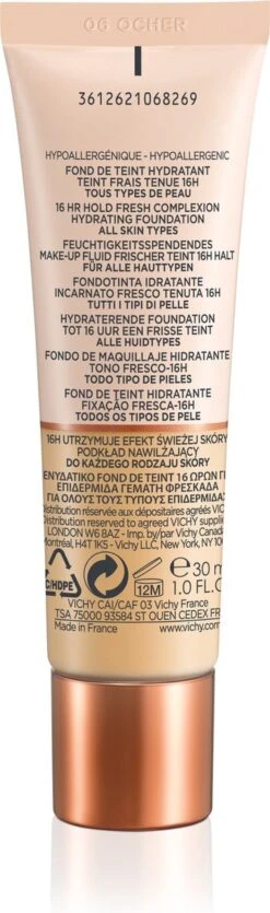 Vichy Minéralblend Foundation - 06 Ocher - 30ML - Natuurlijke Dekking -Mode Cosmetica Winkel 355x1200 8