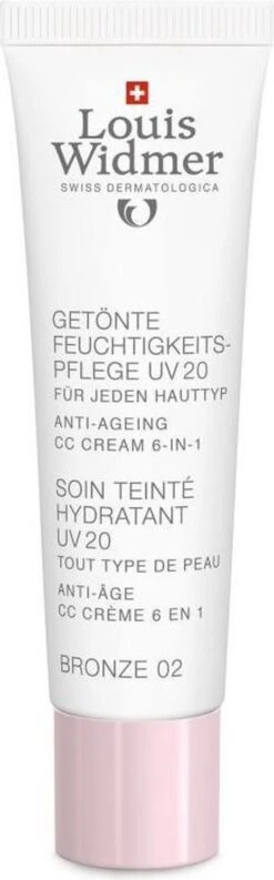 Louis Widmer CC-cream (getinte Dagverzorging UV20) Nr.2 Bronze Ongeparfumeerd -Mode Cosmetica Winkel 374x1200 1