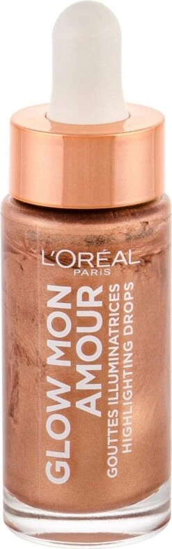 L'Oréal Paris Glow Mon Amour Highlighter Drops - 02 Loving Peach 25 L'Oréal Paris Glow Mon Amour Highlighter Drops - 02 Loving Peach -Mode Cosmetica Winkel 376x1200