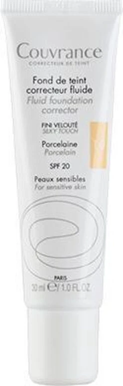 Avene Couvrance Fluid Foundation Corrector SPF20 30ml -Mode Cosmetica Winkel 382x1200