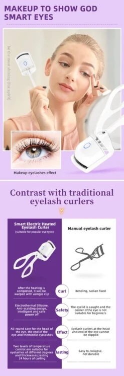 BeautyTech Elektrische Wimperkruller/Wimperkrultang - Wit - Oplaadbaar - Beauty - Verzorging - Make Up -Mode Cosmetica Winkel 397x1200 1