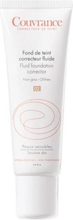 Avene Couvrance Fluid Foundation Corrector SPF20 30ml -Mode Cosmetica Winkel 400x1200 2