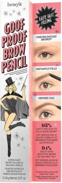 Benefit Goof Proof Brow Shaping Pencil 06 Cool Soft Black -Mode Cosmetica Winkel 406x1200 5