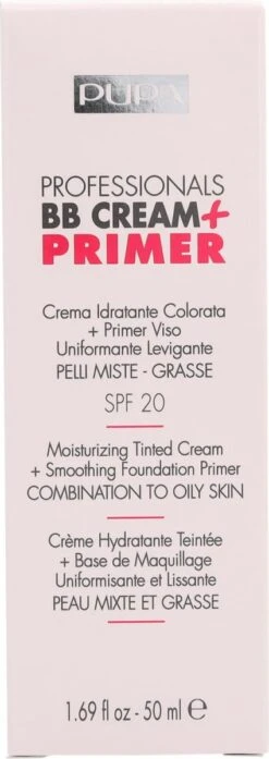 Pupa Milano BB Cream + Primer For Combination To Oily Skin - 001 Nude 17 Pupa Milano BB Cream + Primer For Combination To Oily Skin - 001 Nude -Mode Cosmetica Winkel 425x1200