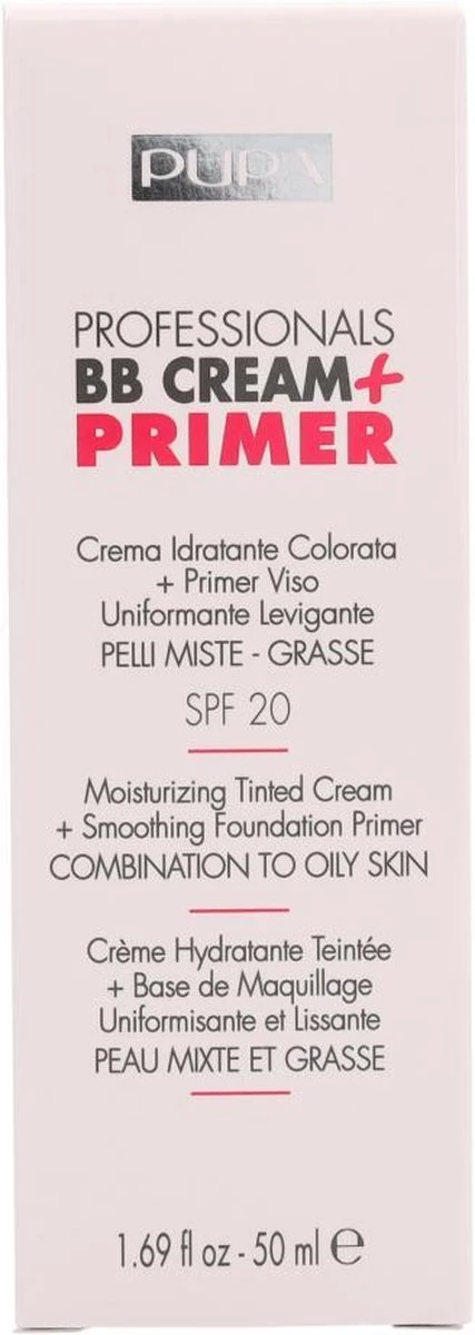 Pupa Milano BB Cream + Primer For Combination To Oily Skin - 001 Nude 14 Pupa Milano BB Cream + Primer For Combination To Oily Skin - 001 Nude - Afbeelding 14