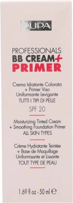 Pupa Milano Professionals BB Cream + Primer - 002 Sand -Mode Cosmetica Winkel 432x1200 3