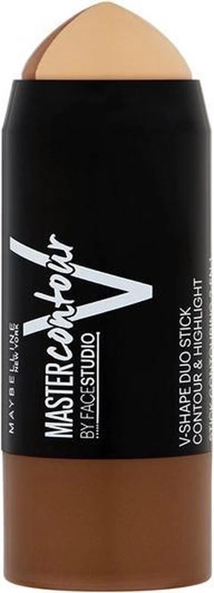 Maybelline Master Contour V-Shape Duo Stick - Medium - Contouring 4 Maybelline Master Contour V-Shape Duo Stick - Medium - Contouring - Afbeelding 4