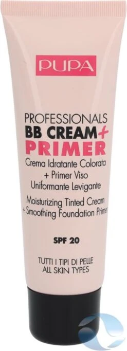 Pupa Milano Professionals BB Cream + Primer - 002 Sand -Mode Cosmetica Winkel 434x1200 1