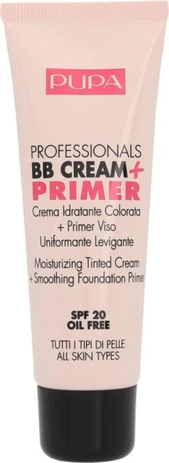 Pupa Milano Professionals BB Cream + Primer - Nude 001 -Mode Cosmetica Winkel 438x1200 1