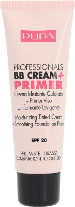 Pupa Milano BB Cream + Primer For Combination To Oily Skin - 001 Nude 20 Pupa Milano BB Cream + Primer For Combination To Oily Skin - 001 Nude -Mode Cosmetica Winkel 439x1200 4