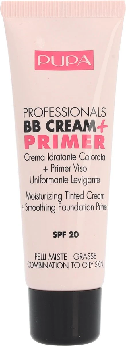 Pupa Milano BB Cream + Primer For Combination To Oily Skin - 001 Nude 6 Pupa Milano BB Cream + Primer For Combination To Oily Skin - 001 Nude - Afbeelding 6