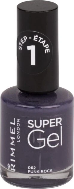 Rimmel London Super Gel Nagellak - 062 Punk Rock 17 Rimmel London Super Gel Nagellak - 062 Punk Rock -Mode Cosmetica Winkel 469x1200