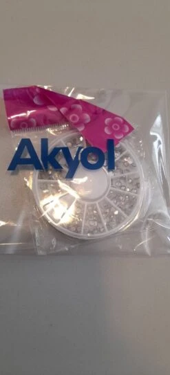 Doosje Rhinestone / Strass Nagel Steentjes - 5 Verschillende Maten Nail Art Diverse Kleuren / Strass Nagel Steentjes / Nagel Diamantjes / Nail Art -Mode Cosmetica Winkel 547x1200 1