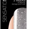 SensatioNail Gel Polish Silver Glitter - Gel Nagellak - Zilver