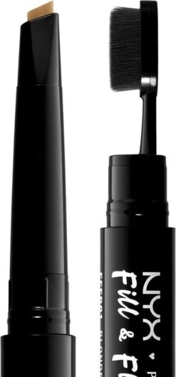 NYX Professional Makeup Fill & Fluff Eyebrow Pomade Pencil - FFEP01 Blonde - Wenkbrauwpotlood - 0,2 Gr -Mode Cosmetica Winkel 560x1200 2