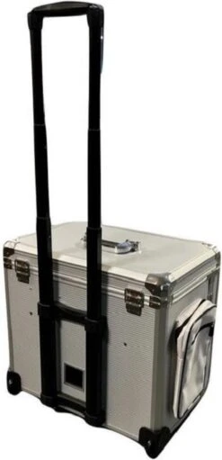 Pedicure Koffer / Trolley - Professional Pedicure Cas- Zilver Streepmotief 8 Pedicure Koffer / Trolley - Professional Pedicure Cas- Zilver Streepmotief -Mode Cosmetica Winkel 580x1200