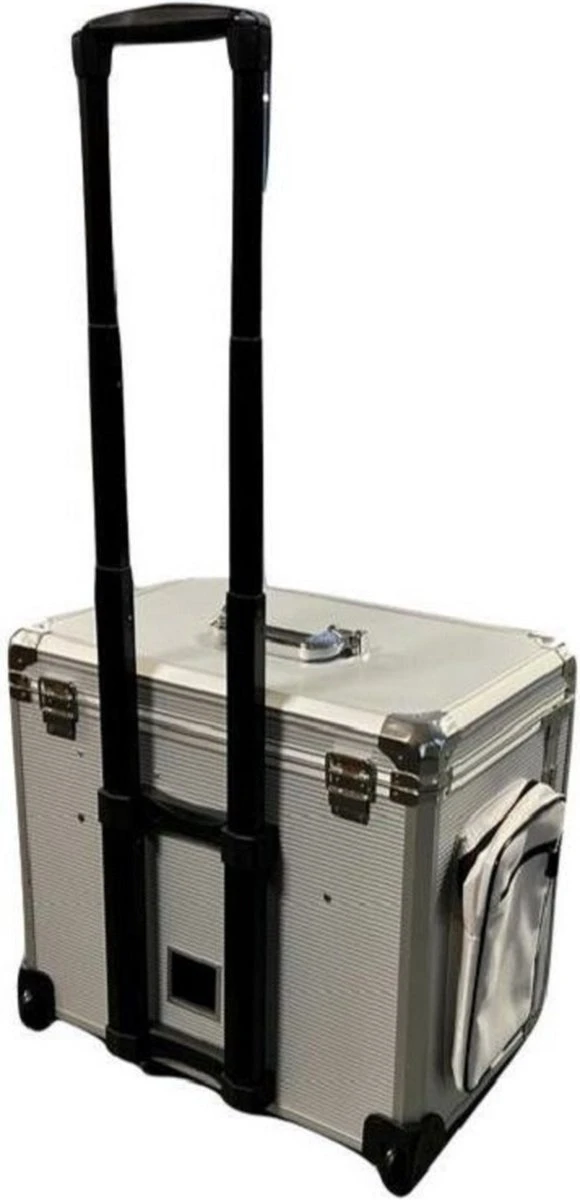 Pedicure Koffer / Trolley - Professional Pedicure Cas- Zilver Streepmotief 4 Pedicure Koffer / Trolley - Professional Pedicure Cas- Zilver Streepmotief - Afbeelding 4