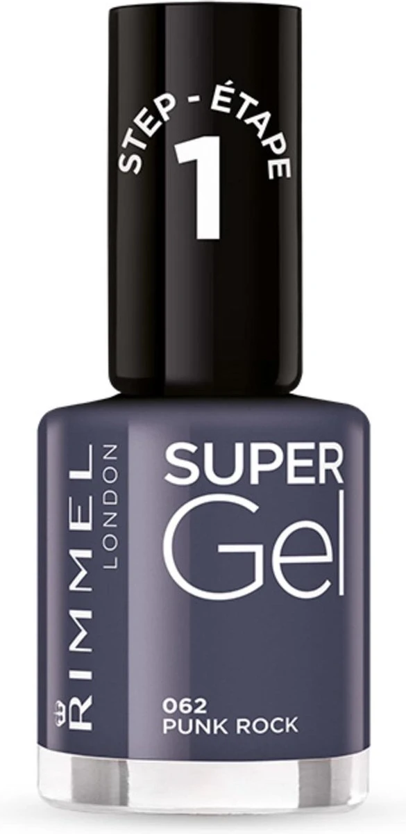 Rimmel London Super Gel Nagellak - 062 Punk Rock 3 Rimmel London Super Gel Nagellak - 062 Punk Rock - Afbeelding 3