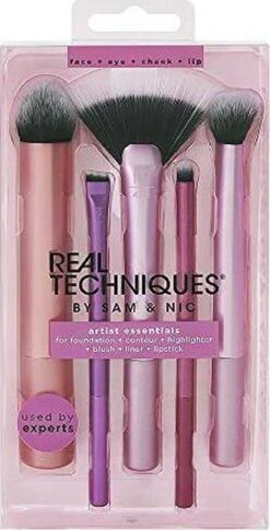 Make-up Borstel Set Artist Essentials Real Techniques (5 Pcs) -Mode Cosmetica Winkel 611x1200 3