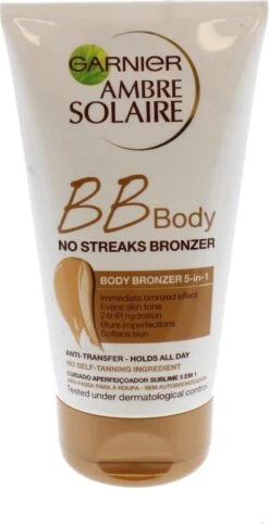 Garnier Ambre Solaire No Streaks BB Body Bronzer - 150 Ml -Mode Cosmetica Winkel 615x1200