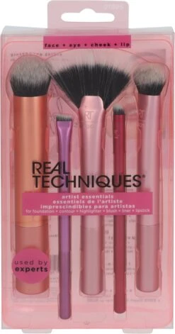 Make-up Borstel Set Artist Essentials Real Techniques (5 Pcs) -Mode Cosmetica Winkel 629x1200 2