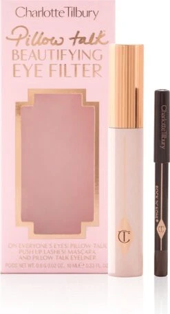 Charlotte Tilbury Pillow Talk Beautifying Eye Filter - Mascara & Eyeliner Make-upset - Giftset - Cadeau Tip