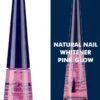 Herome Natural Nail Whitener Pink Glow - Accentueert De Natuurlijke Roze Kleur Van De Nagel - Maakt Nagelranden Witter - Camoufleert Verkleuringen - 10ml.