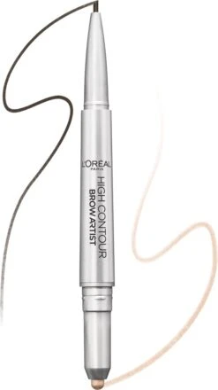 L'Oréal Brow Artist High Contour Wenkbrauwpotlood - 109 Ebony -Mode Cosmetica Winkel 674x1200