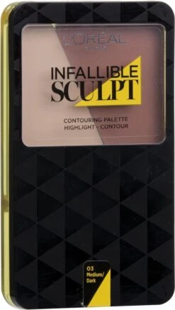 L'Oréal Paris Infallible - 300 Medium - Sculpt Palette -Mode Cosmetica Winkel 679x1200