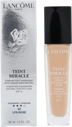 Lancôme Teint Miracle Foundation 30 Ml - 02 Lys Rosé - SPF 15 -Mode Cosmetica Winkel 685x1200