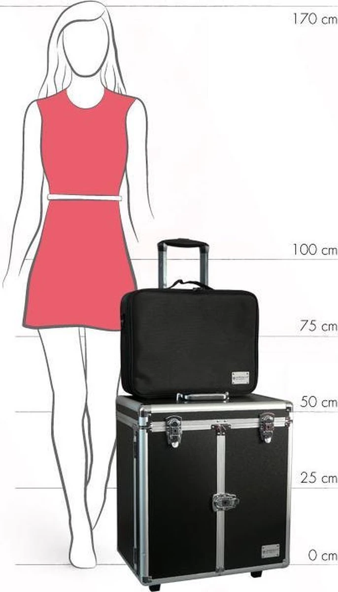 Veronica NAIL-PRODUCTS Aluminium Pedicure Koffer - Bijpassende Nylon Tas - Speciaal Voor Pedicure Motor 2 Veronica NAIL-PRODUCTS Aluminium Pedicure Koffer - Bijpassende Nylon Tas - Speciaal Voor Pedicure Motor - Afbeelding 2