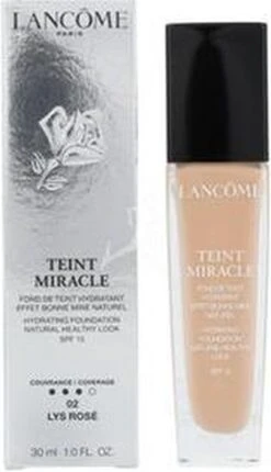 Lancôme Teint Miracle Foundation 30 Ml - 02 Lys Rosé - SPF 15 -Mode Cosmetica Winkel 690x1200