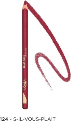 L’Oréal Paris Color Riche Lipliner - 124 S'il Vous Plait - Rood Lippenpotlood -Mode Cosmetica Winkel 705x1200